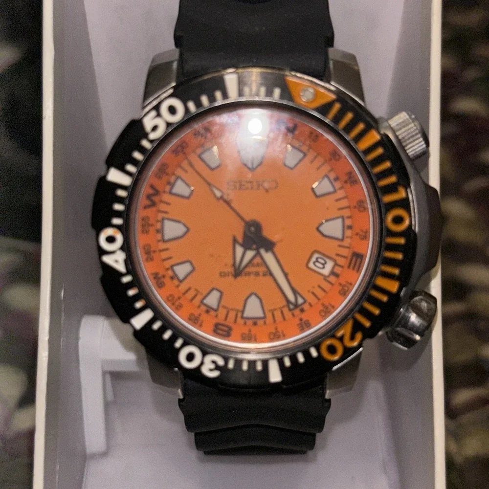 RARE Seiko Land Monster Divers 23 Jewels 200M 7S35-00F0 Automatic Men's Watch‎